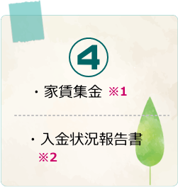 家賃集金・入金状況報告書